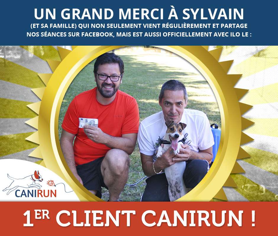 Sylvain, premier client Canirun